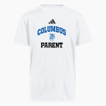 COLUMBUS COMMUNITY HIGH SCHOOL WILDCATS <span class="pdp-name-mascot">COLUMBUS WILDCATS</span> adidas Youth Pregame Short Sleeve Tee Front Thumbnail