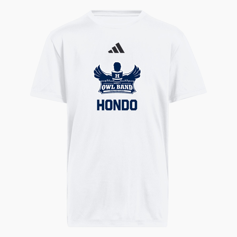 HONDO HIGH SCHOOL OWLS <span class="pdp-name-mascot">HONDO OWLS</span> adidas Youth Pregame Short Sleeve Tee
