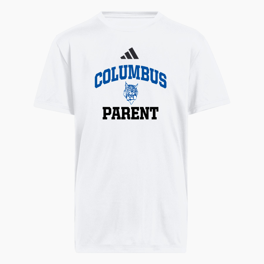 COLUMBUS COMMUNITY HIGH SCHOOL WILDCATS <span class="pdp-name-mascot">COLUMBUS WILDCATS</span> adidas Youth Pregame Short Sleeve Tee