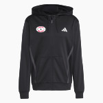 Shaker Heights Schools <span class="pdp-name-mascot">Shaker Heights</span> adidas Men's Game & Go Team Issue Full Zip Hoodie Front Thumbnail