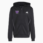 Wickenburg Wranglers <span class="pdp-name-mascot">Wickenburg Eagles</span> adidas Men's Game & Go Team Issue Full Zip Hoodie Front Thumbnail