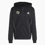 Bemidji State Athletics adidas Men's Game & Go Team Issue Full Zip Hoodie Front Thumbnail