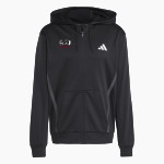 Millbrook Equine Veterinary Clinic Millbrook Equine Vet <span class="pdp-name-mascot">Millbrook Equine Veterinary Clinic</span> adidas Men's Game & Go Team Issue Full Zip Hoodie Front Thumbnail
