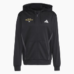 Woodland Baptist Eagles <span class="pdp-name-mascot">Woodland Baptist Christian School Eagles</span> adidas Men's Game & Go Team Issue Full Zip Hoodie Front Thumbnail