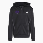 LUFKIN HIGH SCHOOL PANTHERS <span class="pdp-name-mascot">LUFKIN PANTHERS</span> adidas Men's Game & Go Team Issue Full Zip Hoodie Front Thumbnail