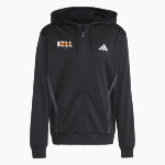 Kell Longhorns <span class="pdp-name-mascot">Kell Longhorns</span> adidas Men's Game & Go Team Issue Full Zip Hoodie Front Thumbnail