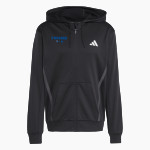 PAHOKEE HIGH SCHOOL BLUE DEVILS adidas Men's Game & Go Team Issue Full Zip Hoodie Front Thumbnail