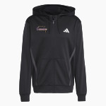 Christ Central Crusaders <span class="pdp-name-mascot">Christ Central Crusaders</span> adidas Men's Game & Go Team Issue Full Zip Hoodie Front Thumbnail