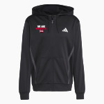 Marquette Sentinels adidas Men's Game & Go Team Issue Full Zip Hoodie Front Thumbnail