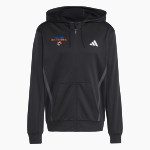 Socal CAVS Basketball CAVS <span class="pdp-name-mascot">CAVS Youth Basketball</span> adidas Men's Game & Go Team Issue Full Zip Hoodie Front Thumbnail