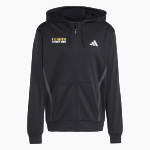 E E SMITH HIGH SCHOOL GOLDEN BULLS <span class="pdp-name-mascot">E E SMITH GOLDEN BULLS</span> adidas Men's Game & Go Team Issue Full Zip Hoodie Front Thumbnail