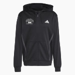Ohio Bobcats <span class="pdp-name-mascot">Ohio University Hockey Bobcats</span> adidas Men's Game & Go Team Issue Full Zip Hoodie Front Thumbnail