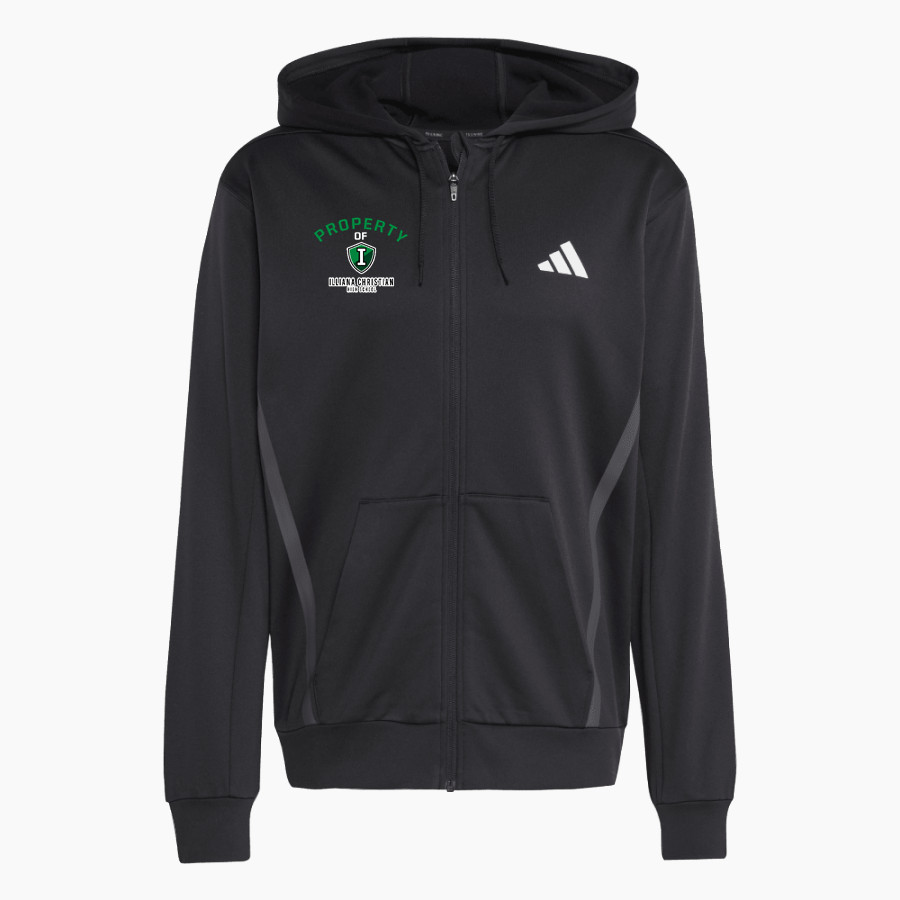 ILLIANA CHRISTIAN HIGH SCHOOL VIKINGS adidas Men's Game & Go Team Issue Full Zip Hoodie