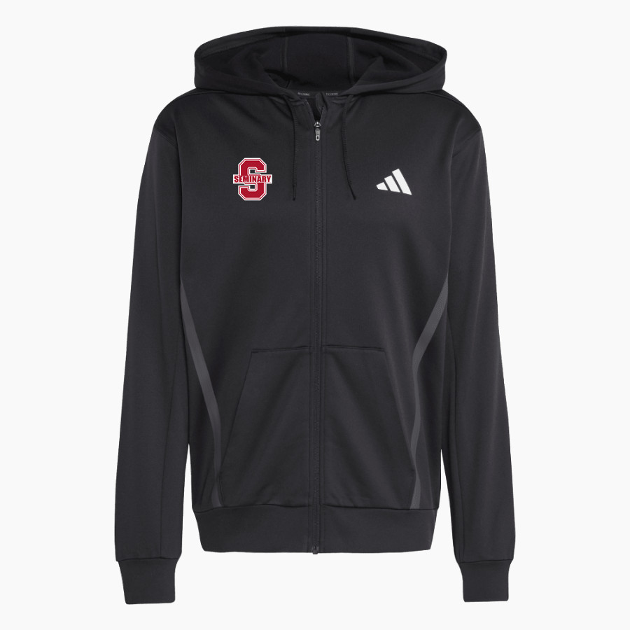 Seminary Cardinals <span class="pdp-name-mascot">Seminary Cardinals</span> adidas Men's Game & Go Team Issue Full Zip Hoodie