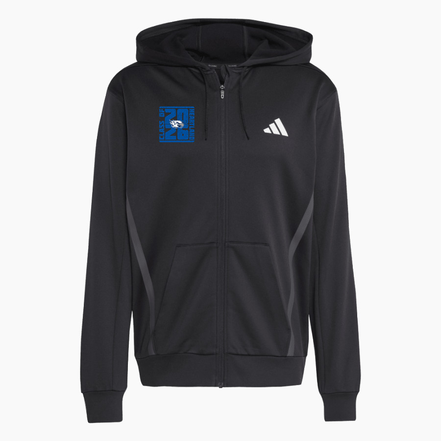 HEARTLAND CHRISTIAN ACADEMY EAGLES <span class="pdp-name-mascot">HEARTLAND EAGLES</span> adidas Men's Game & Go Team Issue Full Zip Hoodie