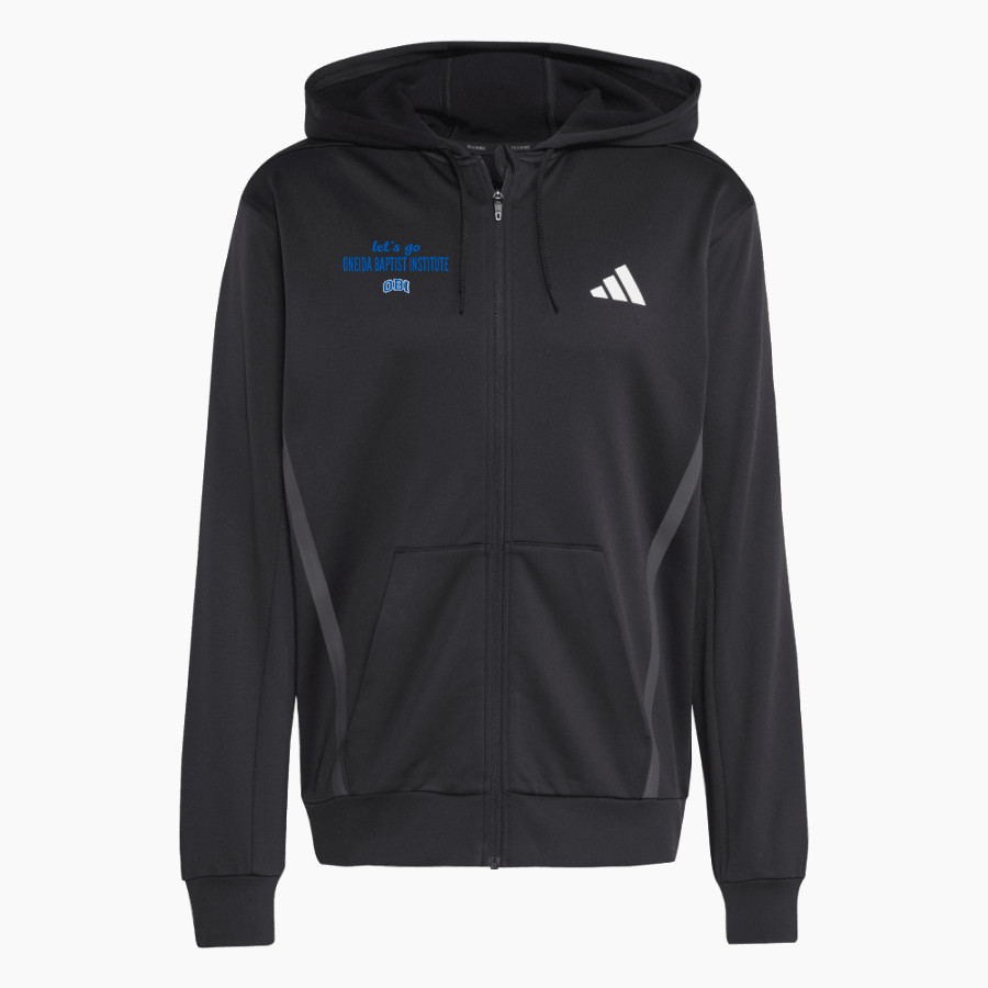 ONEIDA BAPTIST INSTITUTE MOUNTAINEERS adidas Men's Game & Go Team Issue Full Zip Hoodie