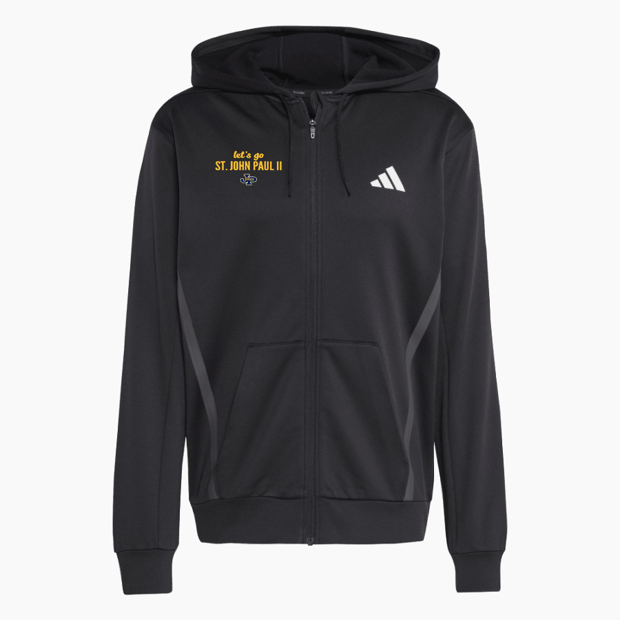 St. JOHN PAUL II CATHOLIC GUARDIANS ONLINE STORE <span class="pdp-name-mascot">JOHN PAUL II GUARDIANS</span> adidas Men's Game & Go Team Issue Full Zip Hoodie