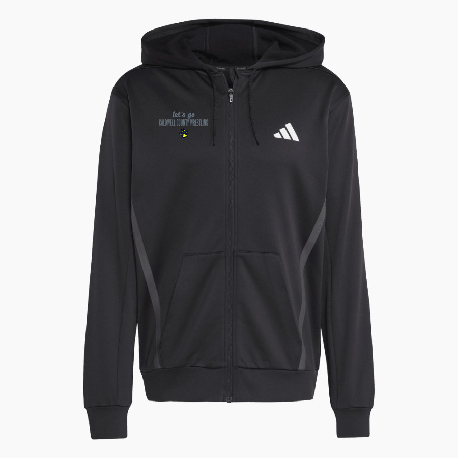 Caldwell County Wrestling Missourries <span class="pdp-name-mascot">Caldwell County Wrestling Missourries</span> adidas Men's Game & Go Team Issue Full Zip Hoodie