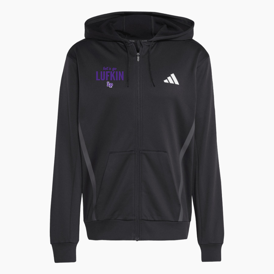 LUFKIN HIGH SCHOOL PANTHERS <span class="pdp-name-mascot">LUFKIN PANTHERS</span> adidas Men's Game & Go Team Issue Full Zip Hoodie