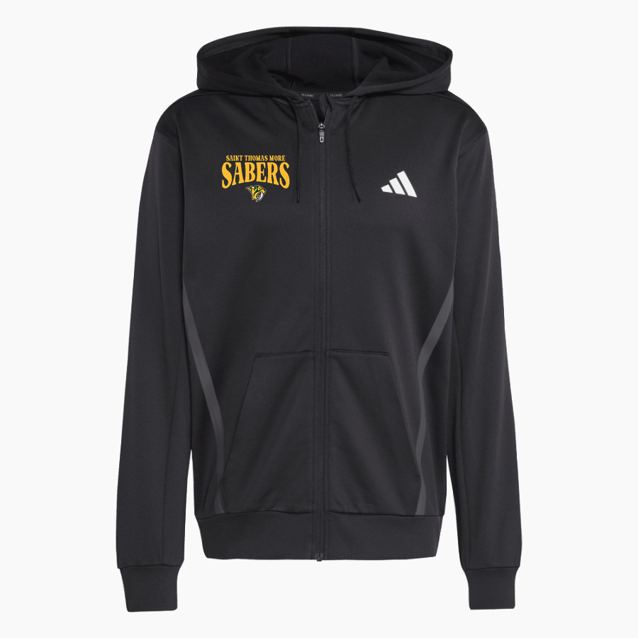 THE HIGH SCHOOL OF SAINT THOMAS MORE SABERS <span class="pdp-name-mascot">SAINT THOMAS MORE SABERS</span> adidas Men's Game & Go Team Issue Full Zip Hoodie