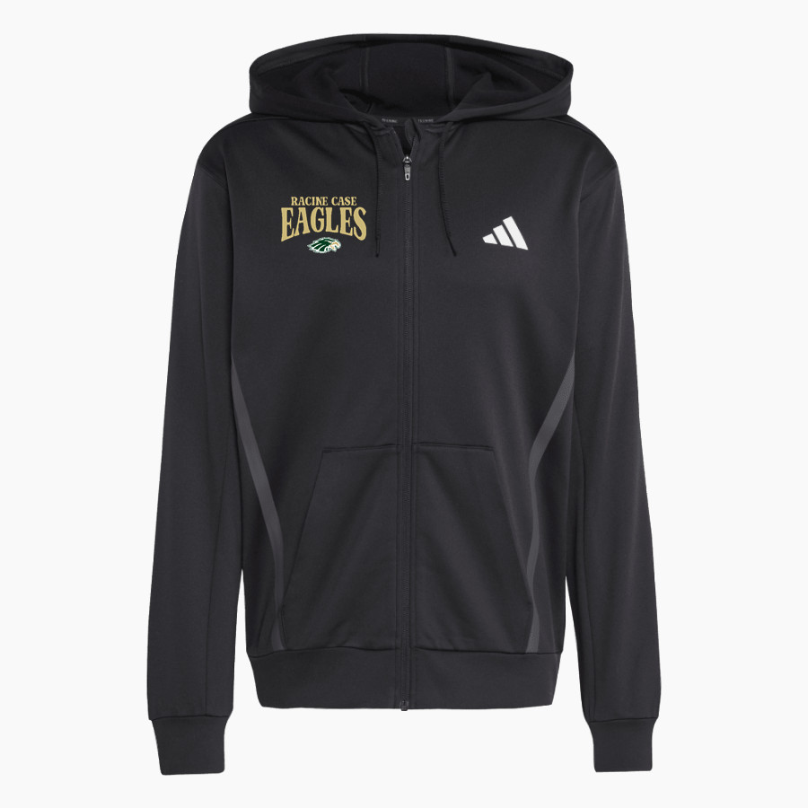 Racine Case Eagles <span class="pdp-name-mascot">Racine Case Eagles</span> adidas Men's Game & Go Team Issue Full Zip Hoodie