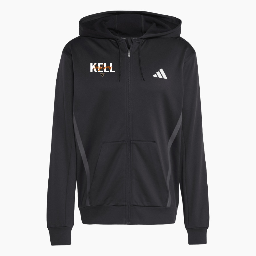Kell Longhorns <span class="pdp-name-mascot">Kell Longhorns</span> adidas Men's Game & Go Team Issue Full Zip Hoodie