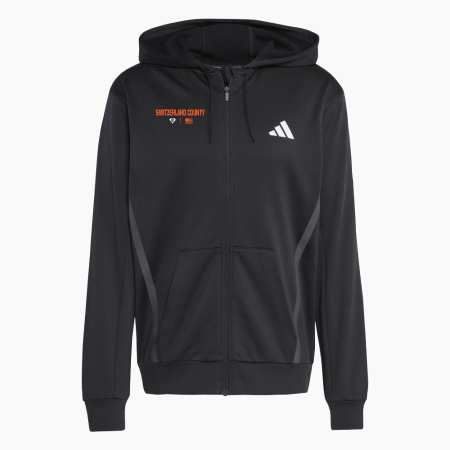 Switzerland County Pacers <span class="pdp-name-mascot">Switzerland County Pacers</span> adidas Men's Game & Go Team Issue Full Zip Hoodie