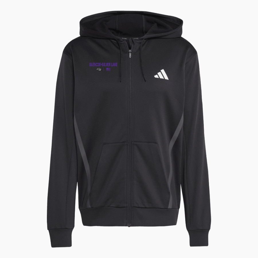 Glencoe-Silver Lake Panthers <span class="pdp-name-mascot">Glencoe Silver-Lake Panthers</span> adidas Men's Game & Go Team Issue Full Zip Hoodie
