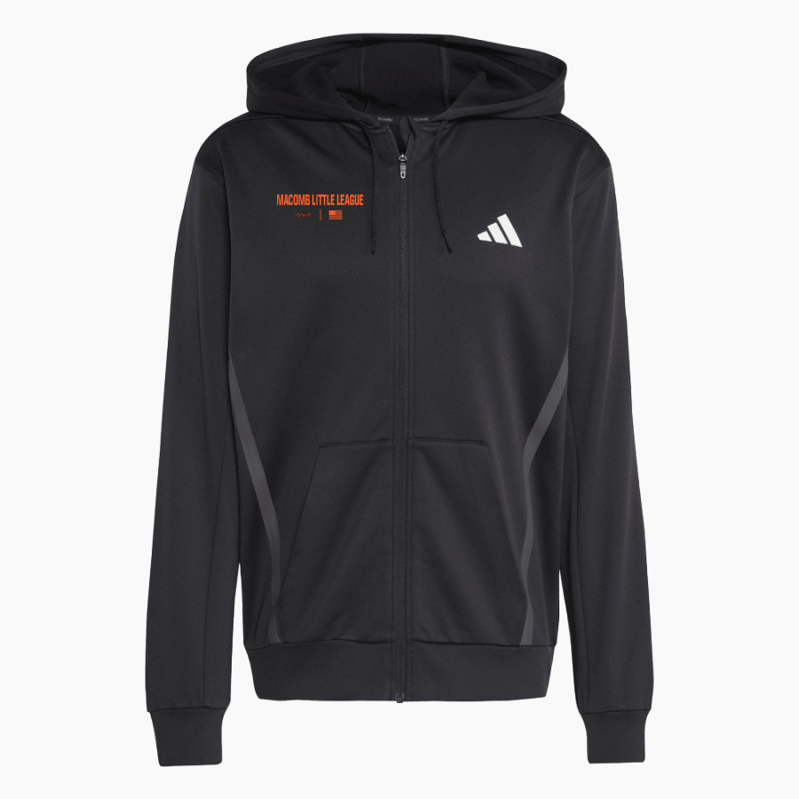 Macomb Little League Bombers <span class="pdp-name-mascot">Macomb Little League Bombers</span> adidas Men's Game & Go Team Issue Full Zip Hoodie