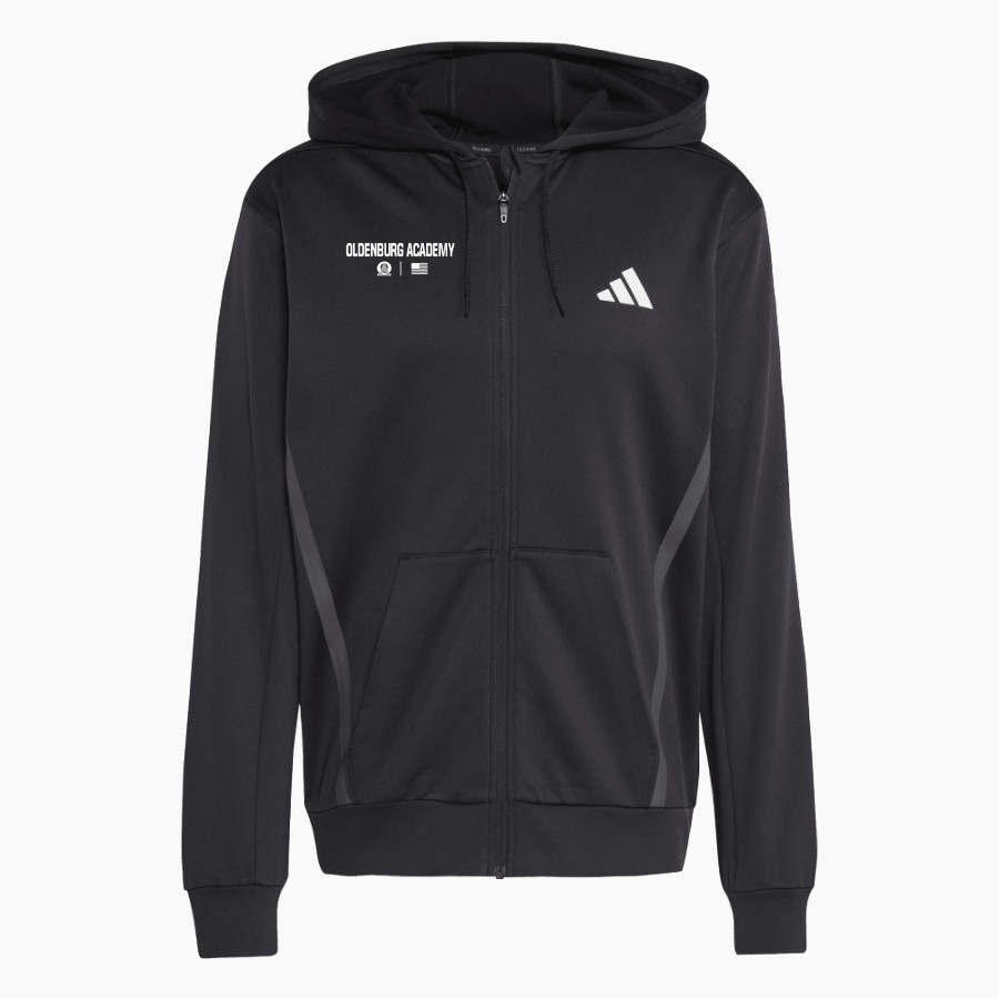 OLDENBURG ACADEMY TWISTERS adidas Men's Game & Go Team Issue Full Zip Hoodie