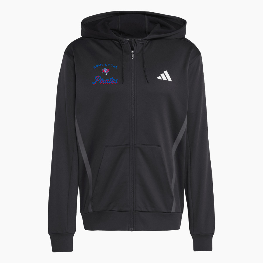 SAN LEANDRO HIGH SCHOOL PIRATES adidas Men's Game & Go Team Issue Full Zip Hoodie