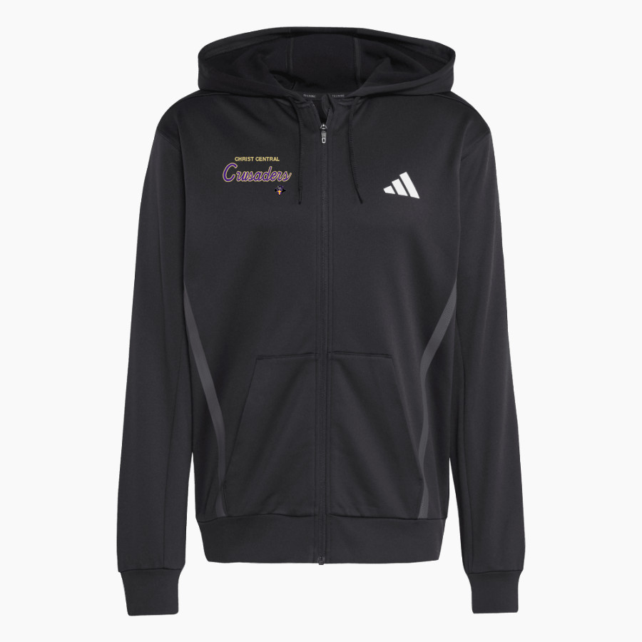 Christ Central Crusaders <span class="pdp-name-mascot">Christ Central Crusaders</span> adidas Men's Game & Go Team Issue Full Zip Hoodie