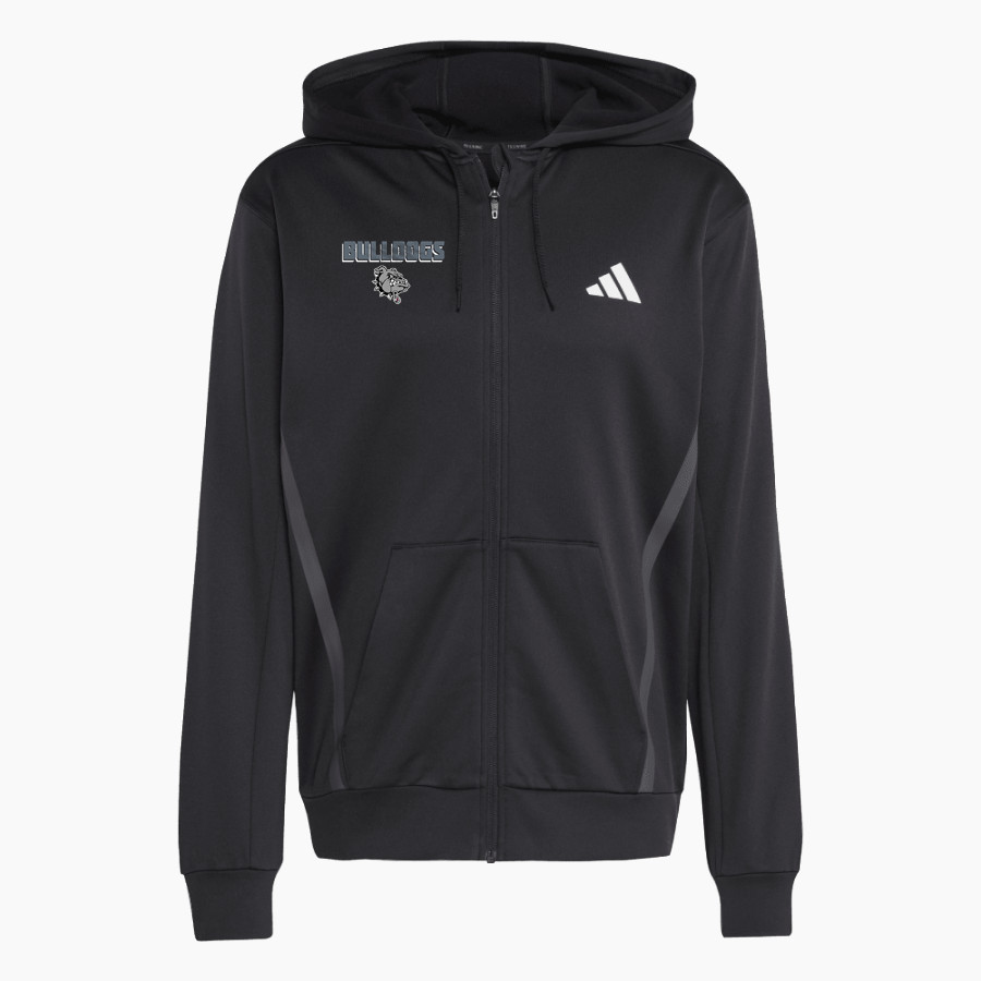 ROSSFORD HIGH SCHOOL BULLDOGS adidas Men's Game & Go Team Issue Full Zip Hoodie