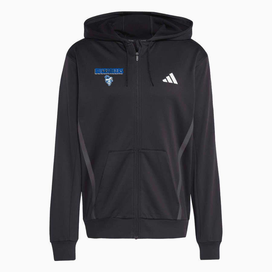 Bridges Prep Buccaneers <span class="pdp-name-mascot">Bridges Preparatory School Buccaneers</span> adidas Men's Game & Go Team Issue Full Zip Hoodie