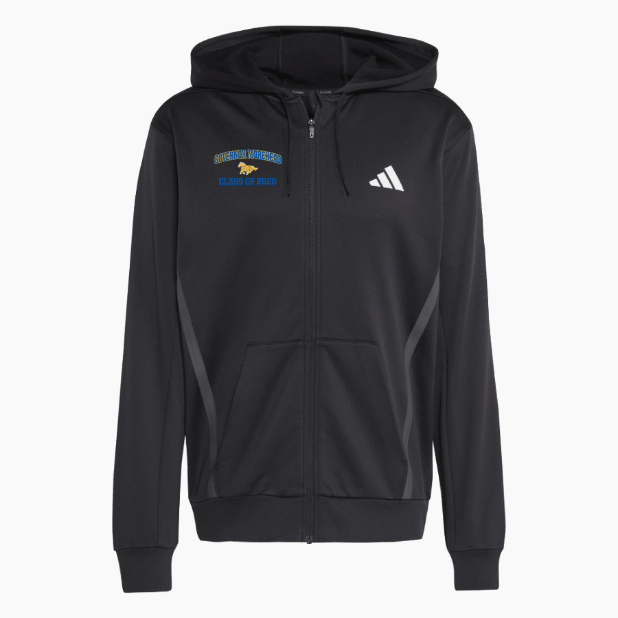 Governor Morehead Chargers <span class="pdp-name-mascot">Governor Morehead School Chargers</span> adidas Men's Game & Go Team Issue Full Zip Hoodie