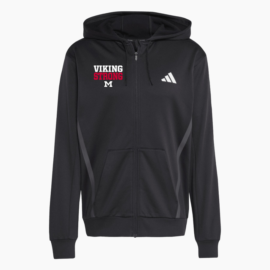 Montgomery Vikings <span class="pdp-name-mascot">Montgomery High School Vikings</span> adidas Men's Game & Go Team Issue Full Zip Hoodie