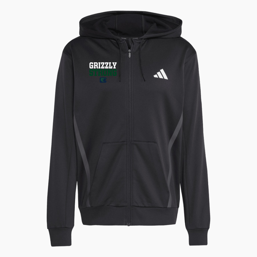 Creekland Grizzlies <span class="pdp-name-mascot">Creekland Grizzlies</span> adidas Men's Game & Go Team Issue Full Zip Hoodie