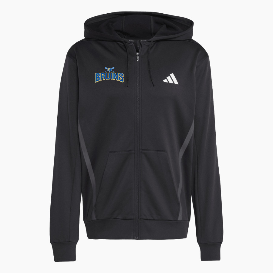 Brentwood Lacrosse Club Online Store <span class="pdp-name-mascot">Brentwood Bruins</span> adidas Men's Game & Go Team Issue Full Zip Hoodie