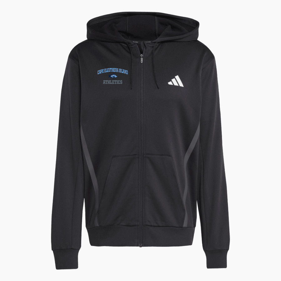 Cape Eleuthera Island Athletics <span class="pdp-name-mascot">Cape Eleuthera Island Athletics</span> adidas Men's Game & Go Team Issue Full Zip Hoodie