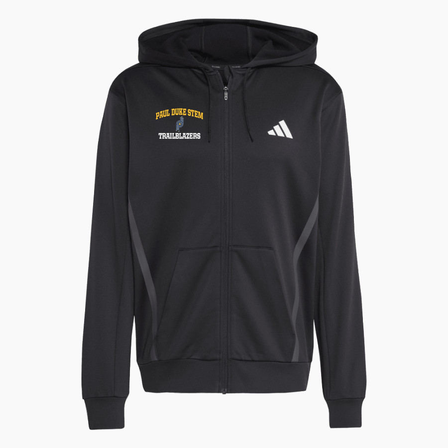 Paul Duke STEM Trailblazers <span class="pdp-name-mascot">Paul Duke High School Trailblazers</span> adidas Men's Game & Go Team Issue Full Zip Hoodie