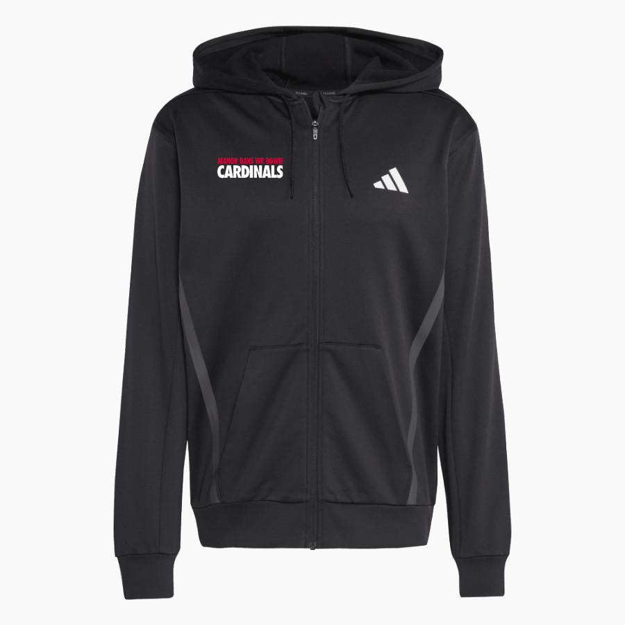 Manor Oaks Wr Bowie Cardinals <span class="pdp-name-mascot">Manor Oaks Wr Bowie Cardinals</span> adidas Men's Game & Go Team Issue Full Zip Hoodie