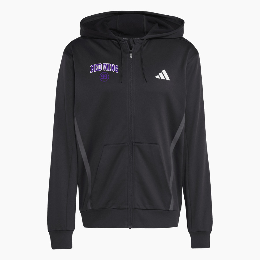 RED WING HIGH SCHOOL WINGERS <span class="pdp-name-mascot">RED WING WINGERS</span> adidas Men's Game & Go Team Issue Full Zip Hoodie