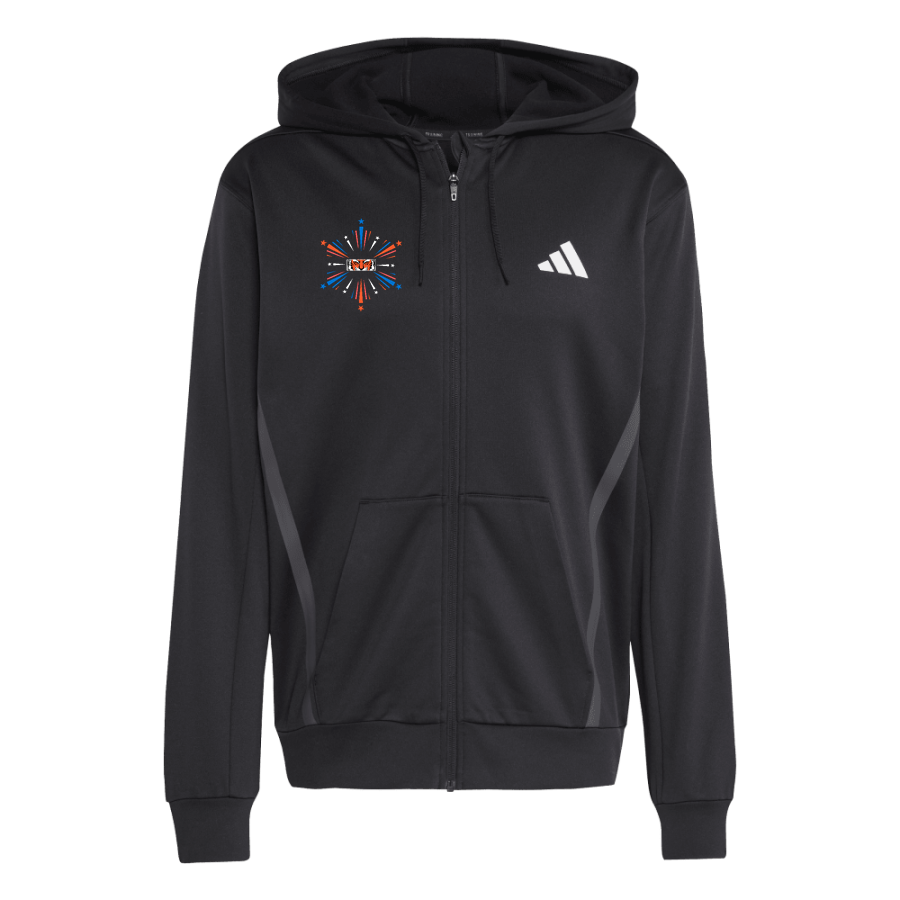 Tech High School Tigers <span class="pdp-name-mascot">Tech High School</span> adidas Men's Game & Go Team Issue Full Zip Hoodie