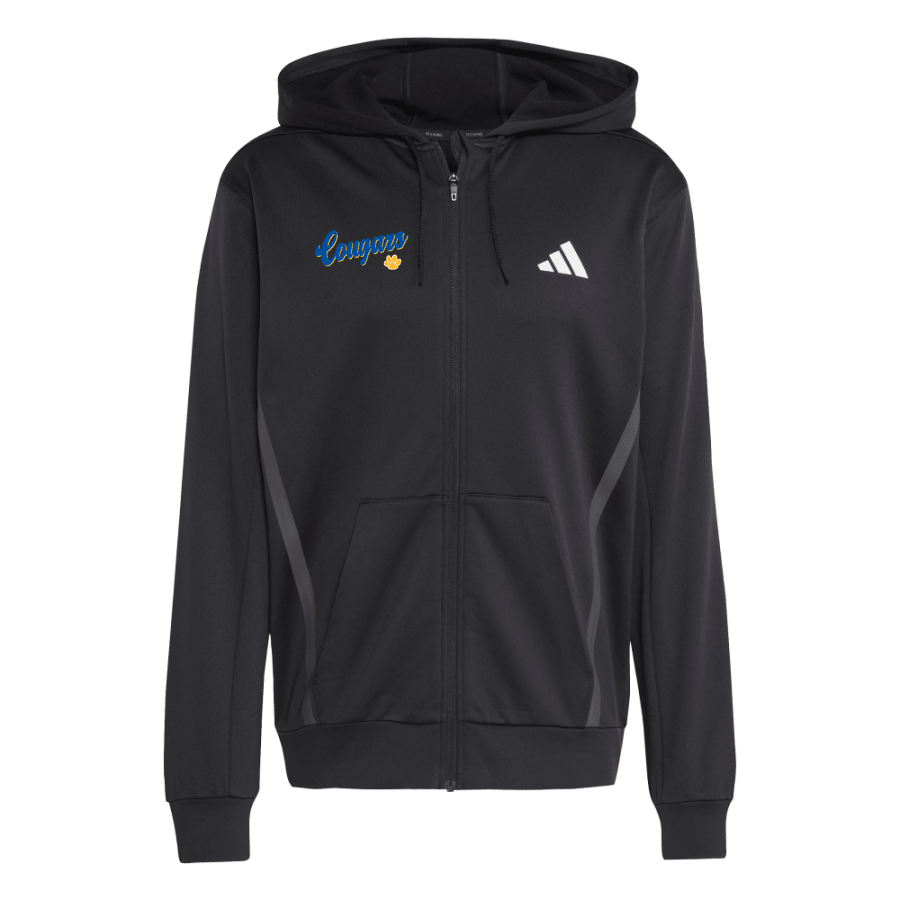 CULBRETH Cougars <span class="pdp-name-mascot">GREY CULBRETH MIDDLE SCHOOL Cougars</span> adidas Men's Game & Go Team Issue Full Zip Hoodie
