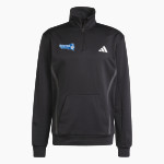 CCSU Blue Devils adidas Men's Game & Go Team Issue 1/4 Zip Front Thumbnail