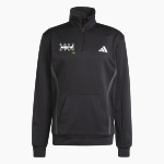 Unquowa Gators adidas Men's Game & Go Team Issue 1/4 Zip Front Thumbnail