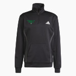 Communion of Saints School Sabres official sideline store <span class="pdp-name-mascot">Communion of Saints School Sabres</span> adidas Men's Game & Go Team Issue 1/4 Zip Front Thumbnail