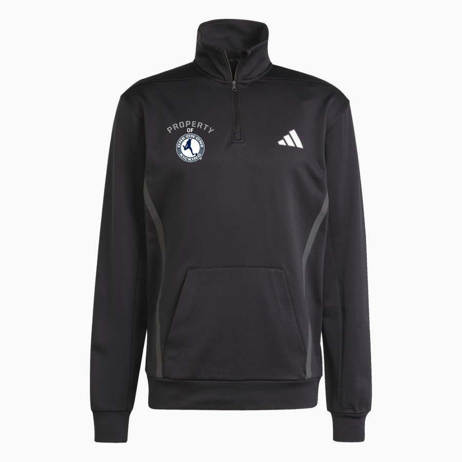 One on One Kicking Camp One on One <span class="pdp-name-mascot">One on One Kicking Camp</span> adidas Men's Game & Go Team Issue 1/4 Zip