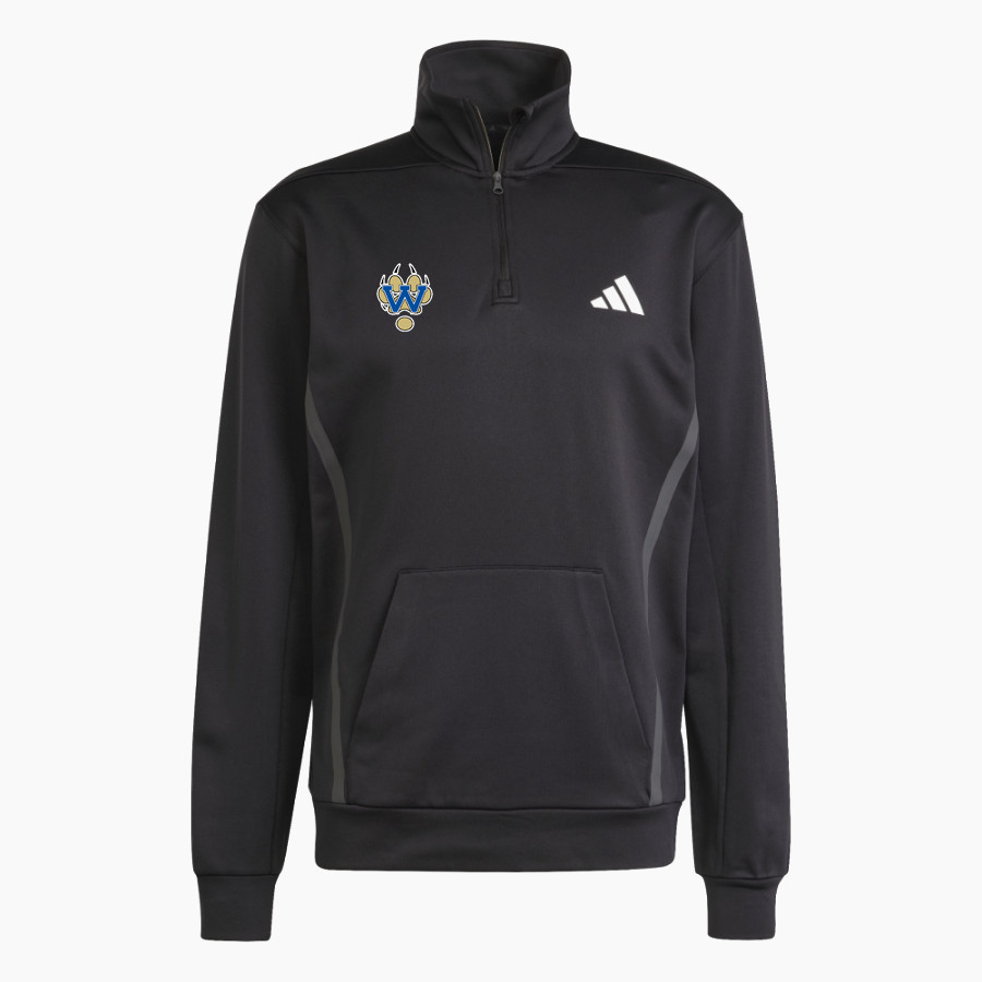 WAUKESHA WEST HIGH SCHOOL WOLVERINES <span class="pdp-name-mascot">WAUKESHA WEST WOLVERINES</span> adidas Men's Game & Go Team Issue 1/4 Zip