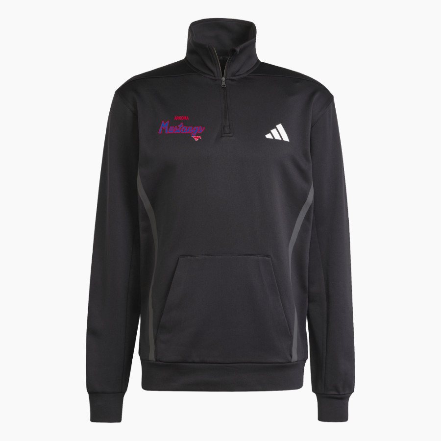 ARKOMA HIGH SCHOOL MUSTANGS <span class="pdp-name-mascot">ARKOMA MUSTANGS</span> adidas Men's Game & Go Team Issue 1/4 Zip